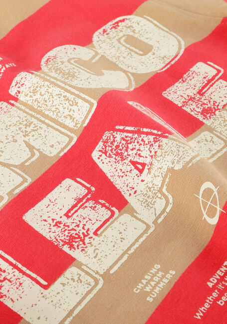 Rote DAILY7 T-shirt T-SHIRT BIG STRIPE - large