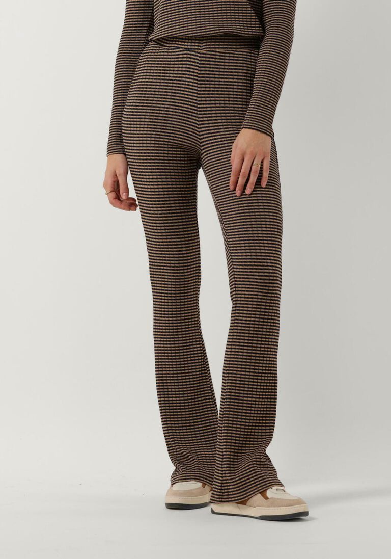 beige amaya amsterdam schlaghose fiona pants