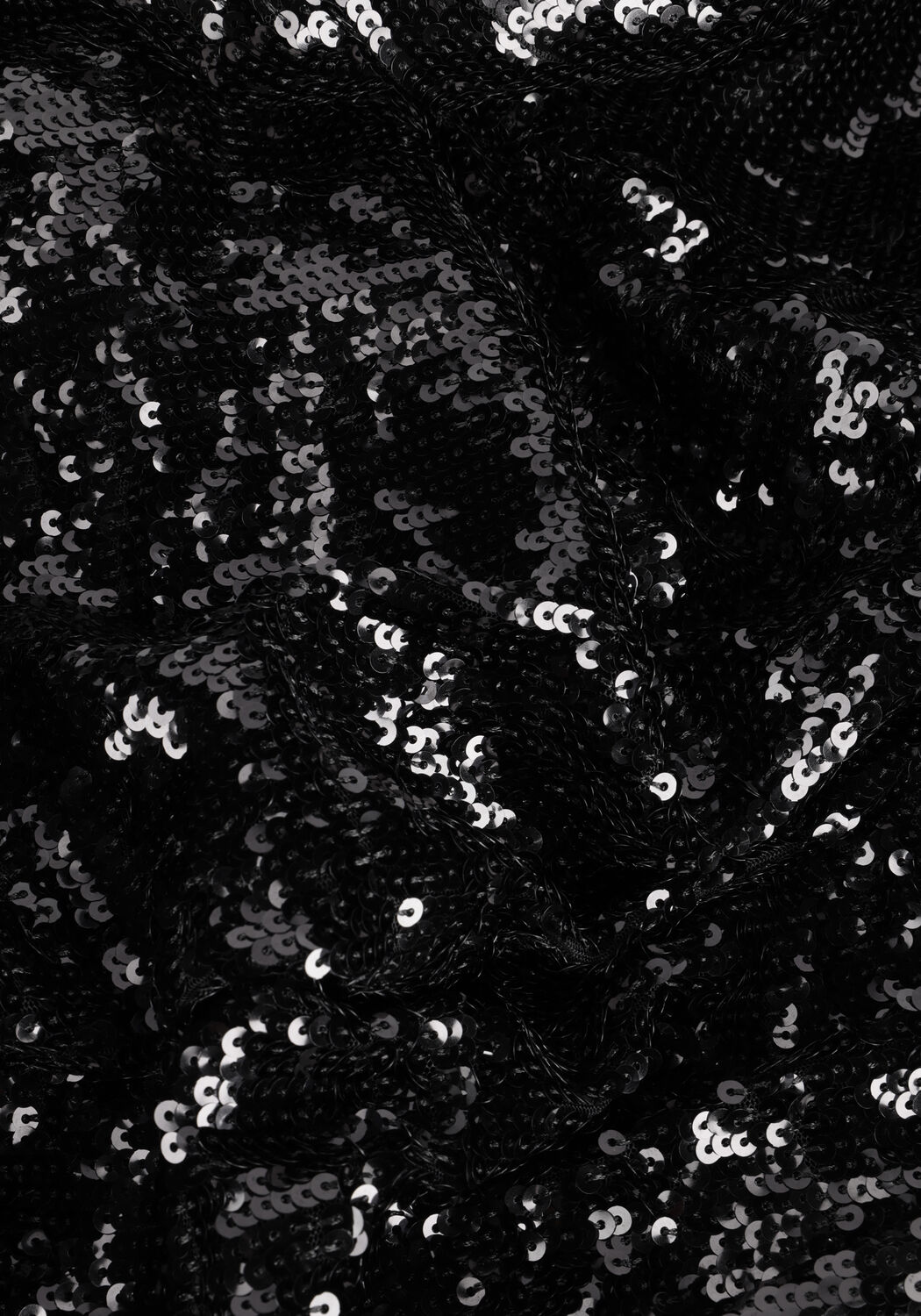 Schwarze Y.A.S. Midikleid YASFLAPPER 7/8 SEQUIN DRESS - large