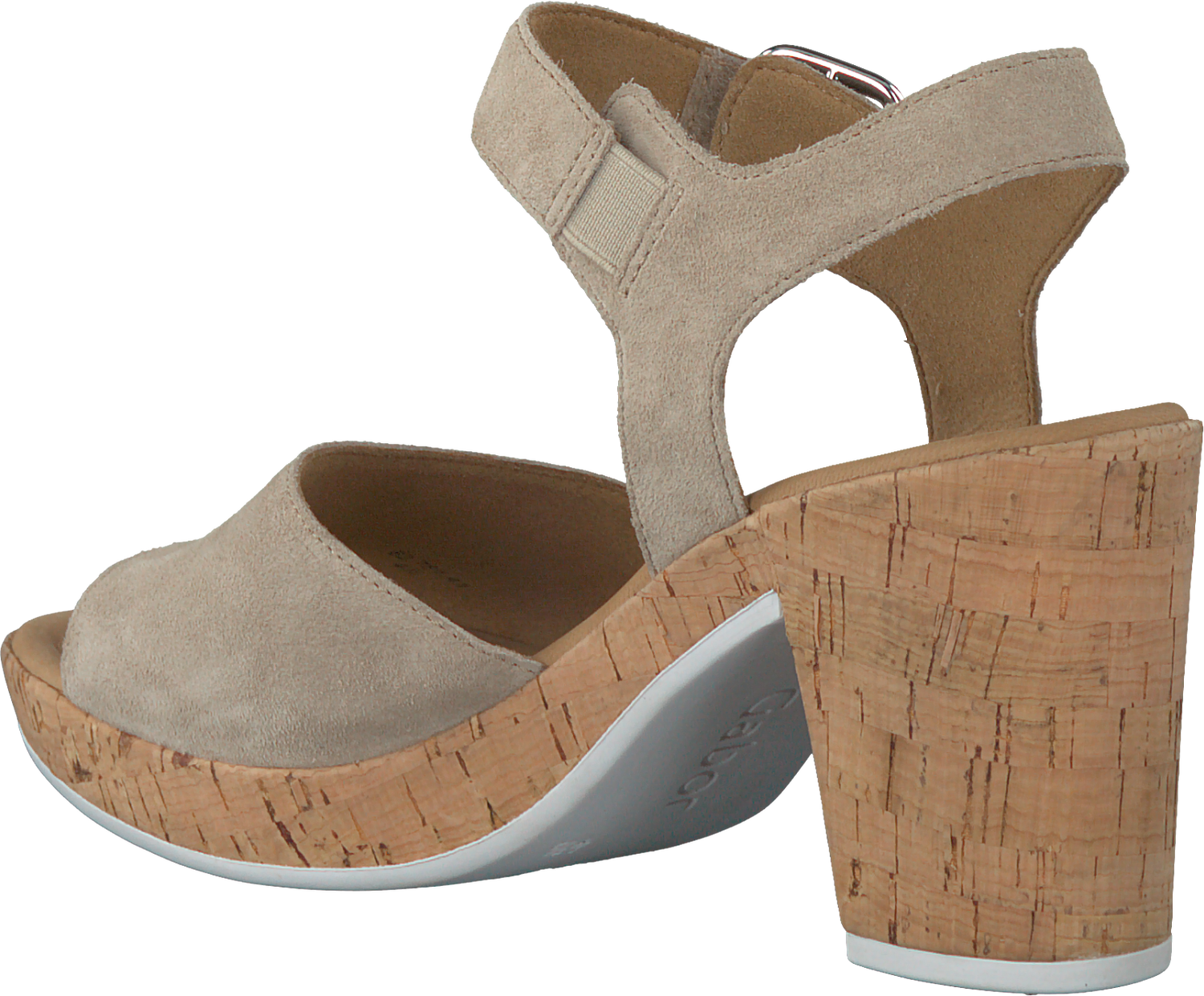 beige sandalen