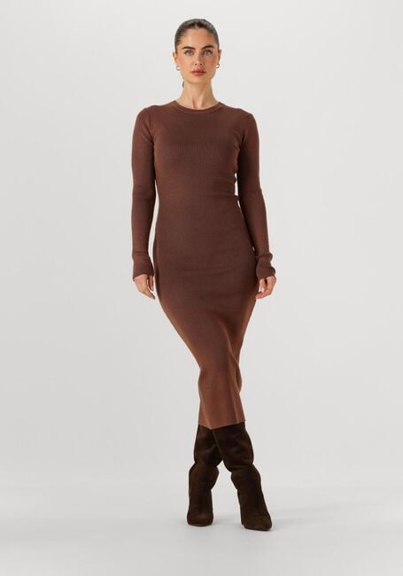 Braune SILVIAN HEACH Maxikleid MIDI DRESS SZABO - large