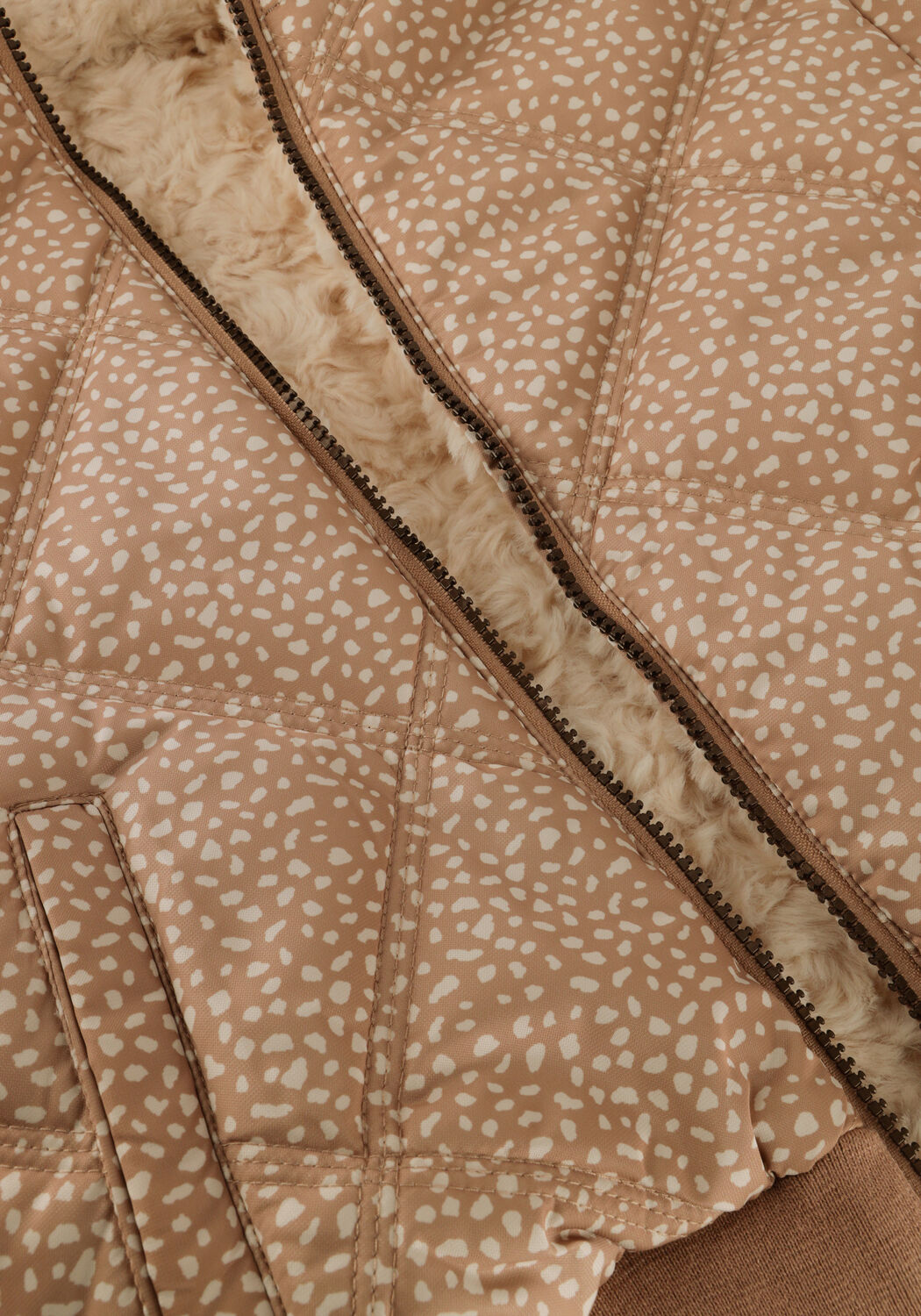 Sand NONO Wattierte Jack BOMBY REVERSIBLE HOODED BOMBER JACKET - large