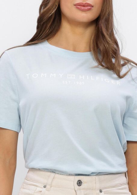 Hellblau TOMMY HILFIGER T-shirt REG CORP LOGO - large