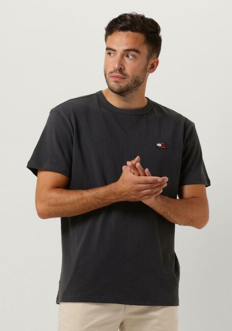 Graue TOMMY JEANS T-shirt TJM CLASSIC WAFFLE TEE S - large