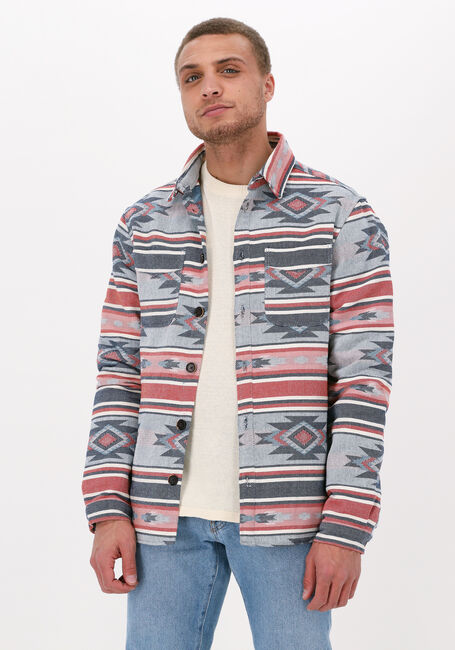 Blaue ANERKJENDT Overshirt AKHANKY JACQUARD OVERSHIRT - large