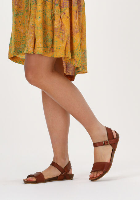 Cognacfarbene RED-RAG Sandalen 79218 - large