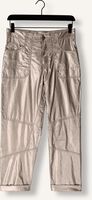 Bronzefarbene SUMMUM Hose LOOSE TAPERED PANTS FOIL COATED TWILL Bronzefarbene SUMMUM Hose LOOSE TAPERED PANTS FOIL COATED TWILL - medium