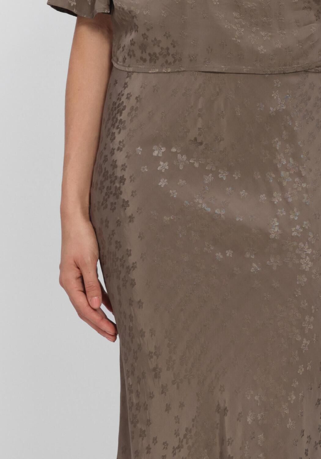 Beige OBJECT Midirock OBJBELA HW MAXI SKIRT - large