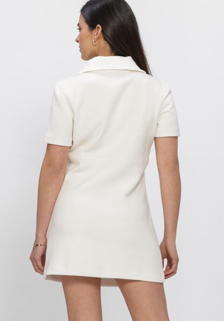 Ecru CALVIN KLEIN Minikleid SS SPACER MIXED MEDIA RIB MOCK - large