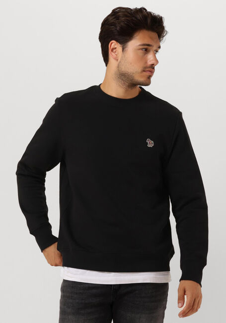 Schwarze PS PAUL SMITH Sweatshirt MENS REG FIT SWEATSHIRT ZEBRA - large