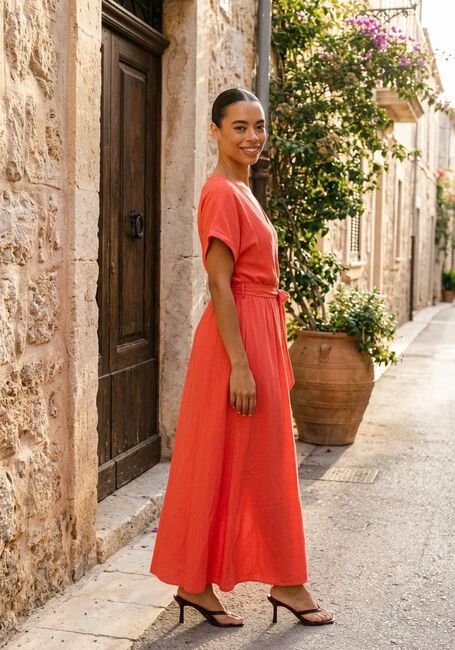 Rote GRACE & MILA Maxikleid SS26110005 - large