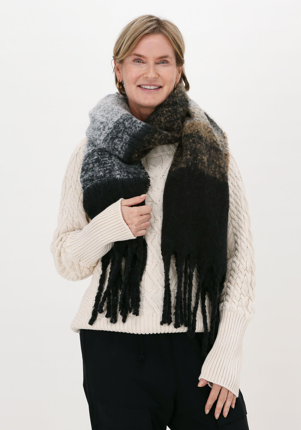 Graue YEHWANG Schal KEEP ME WARM