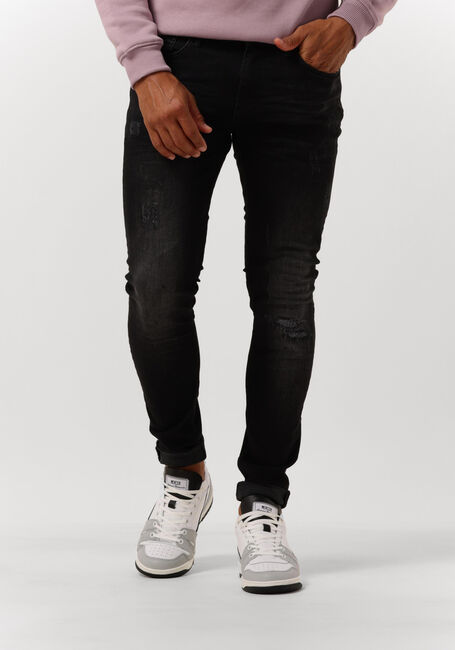Dunkelgrau PUREWHITE Slim fit jeans #THE JONE - SKINNY FIT JEANS WITH SUBTLE DAMAGING SPOTS AND BLACK PAINT SPLASHES - large