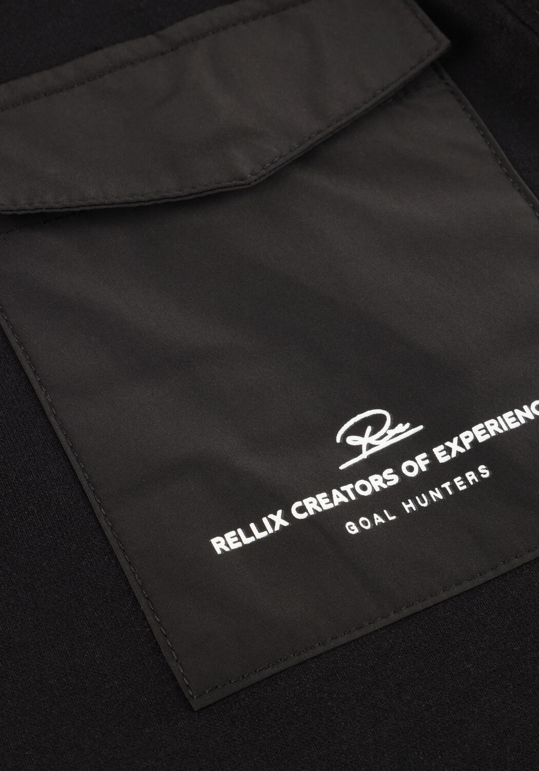 Schwarze RELLIX Pullover SWEATER RELLIX ZIP POCKET - large