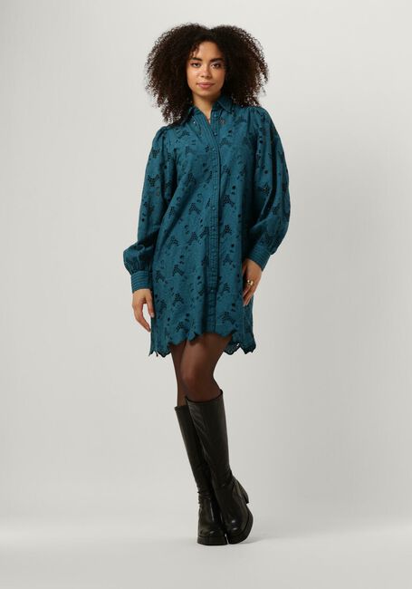 Blaue Y.A.S. Minikleid YASTEALA LS SHIRT DRESS S. - large