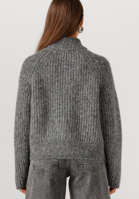 Graue SELECTED WOMEN Pullover SLFANJULI LS KNIT ZIP CARDIGAN - large