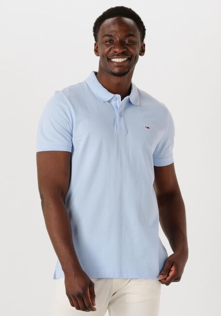 Hellblau TOMMY JEANS Polo-Shirt TJM SLIM PLANCKET POLO EXT - large