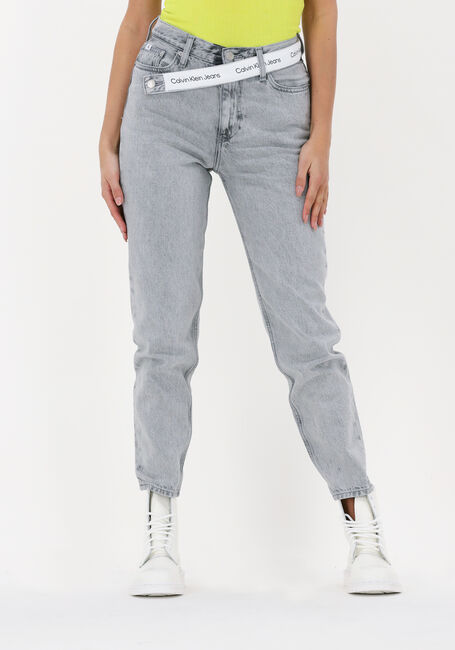 Hellgrau CALVIN KLEIN Mom jeans MOM JEAN - large