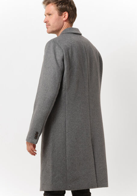 Graue SCOTCH & SODA Mäntel CLASSIC WOOL-BLEND OVERCOAT - large