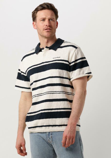 Nicht-gerade weiss ANERKJENDT Polo-Shirt AKSOFUS STRIPE S/S KNIT - large