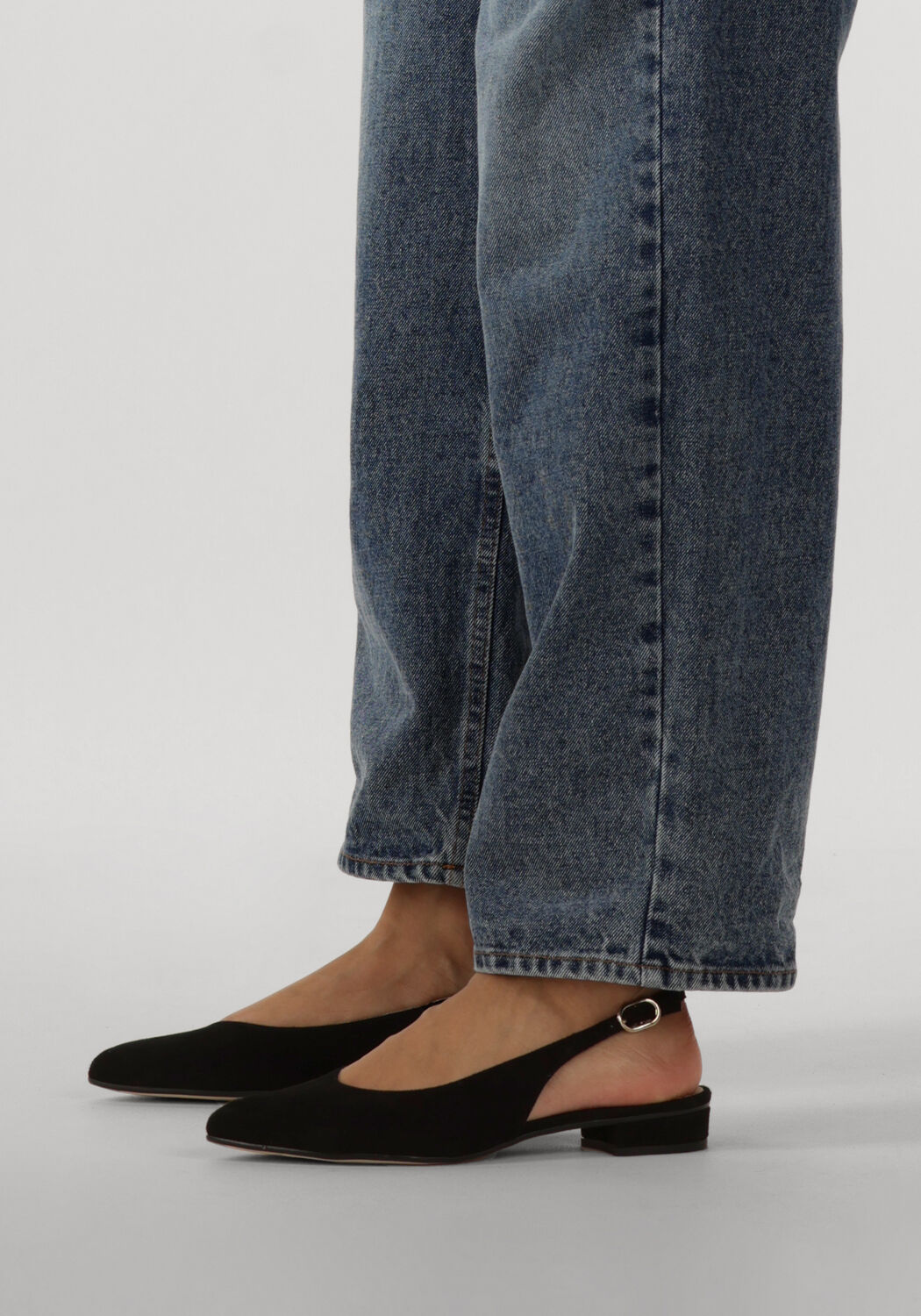 Schwarze LINA LOCCHI Slingbacks 010-72 - large