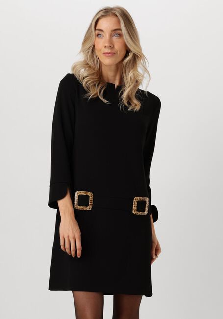 Schwarze ANA ALCAZAR Minikleid A DRESS LEO CLASP - large