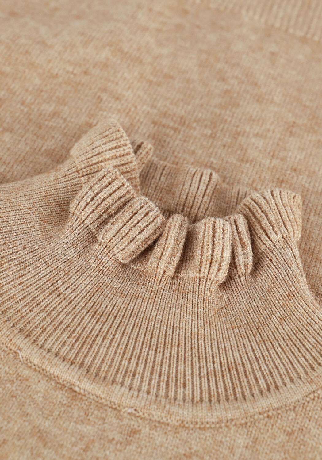 Camelfarbene MINUS Pullover CECELINE KNIT PULLOVER - large