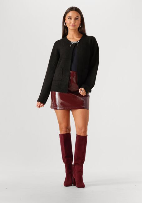 Schwarze MOVES Strickjacke KATHERINE CARDIGAN 2579 - large