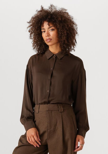 Braune MSCH COPENHAGEN Blusen MSCHSANDELINE MALUCA SHIRT - large