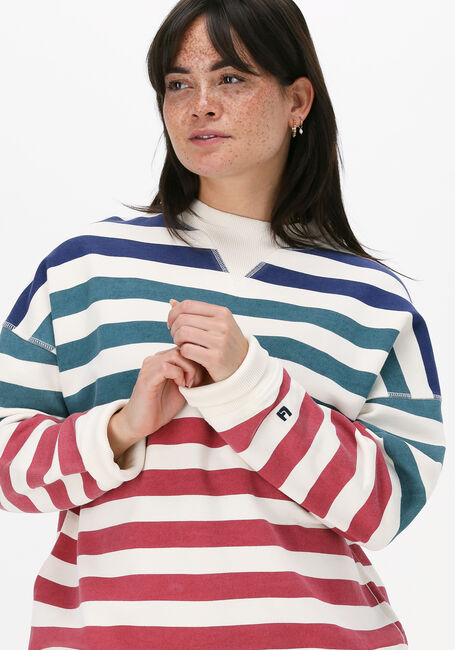 Mehrfarbige/Bunte LEON & HARPER Sweatshirt SUZI JC55 STRIPES - large