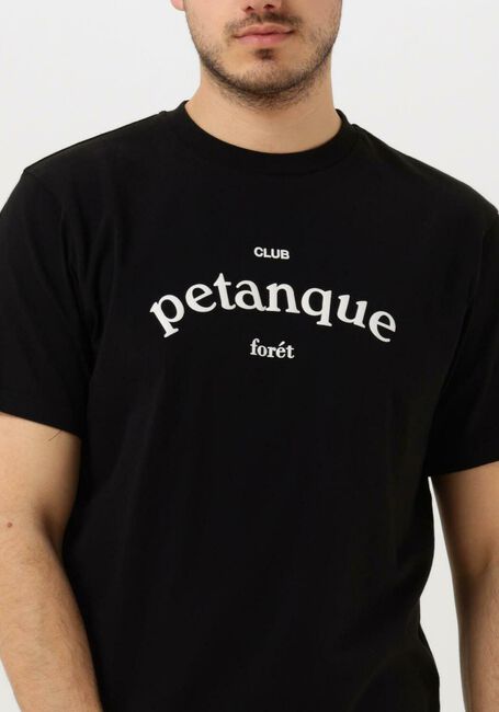 Schwarze FORÉT T-shirt PETANQUE - large