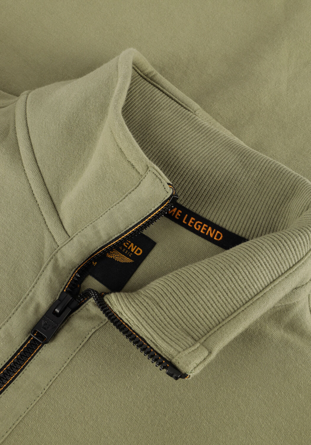 Olive PME LEGEND Sweatshirt INTERLOCK JERSEY - large