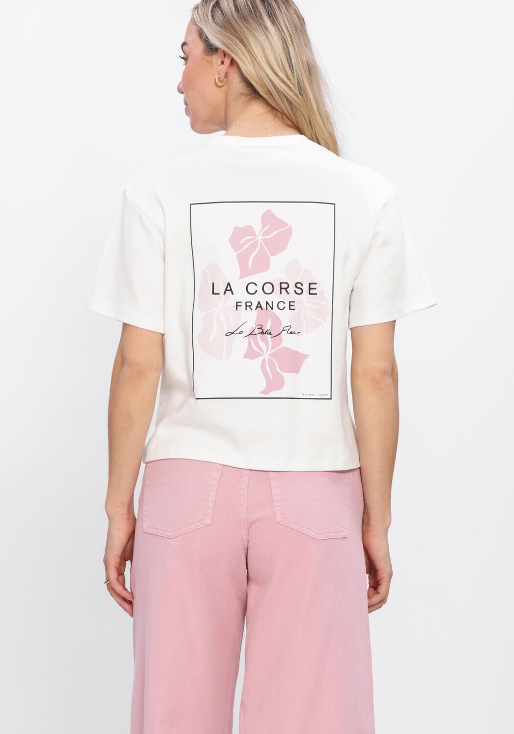 Nicht-gerade weiss ANOTHER LABEL T-shirt ALGINA LA CORSE T-SHIRT - large