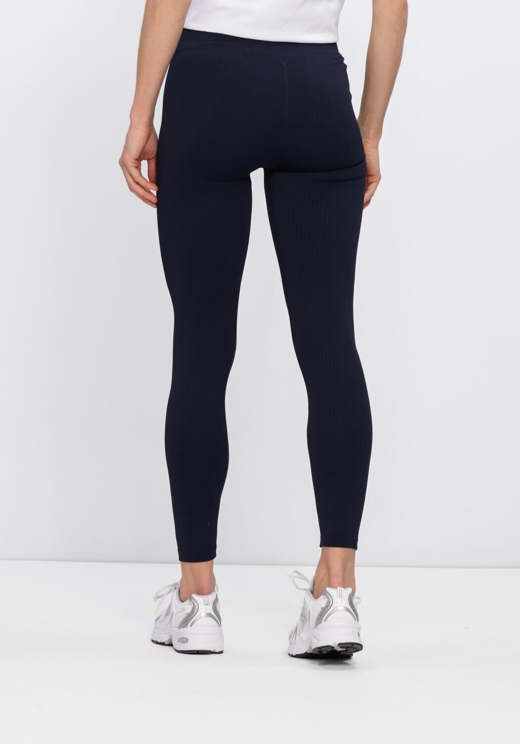 Dunkelblau AIM'N Tops & T-shirts RIBBED SEAMLESS TIGHTS - large