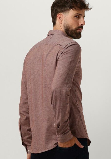 Bordeaux CAST IRON Casual-Oberhemd LONG SLEEVE SHIRT CF JERSEY PIQUE TEC - large