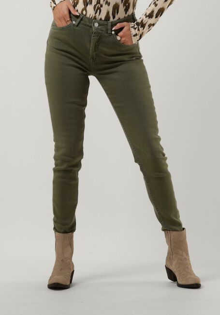 Olive SCOTCH & SODA Skinny jeans HAUT SKINNY JEANS - GARMENT DYED COLOURS - large