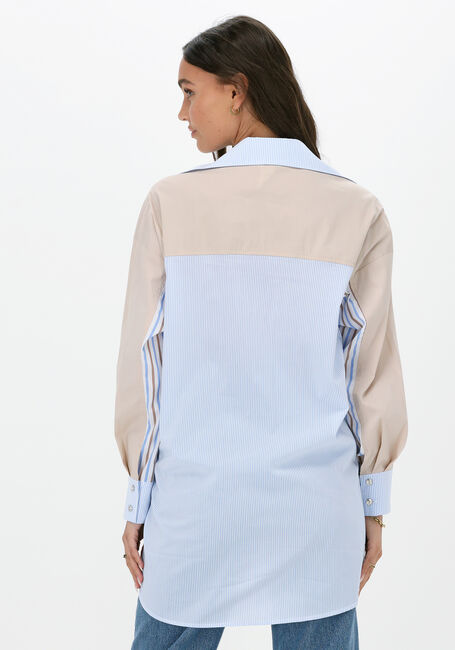 Hellblau ACCESS Blusen SHIRT WITH COMBO OF STRIPES AND EMBROIDERY - large