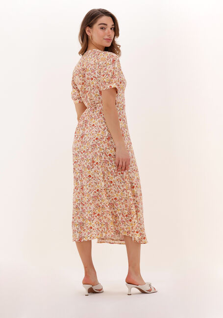 Mehrfarbige/Bunte OBJECT Midikleid ELIN S/S WRAP DRESS - large