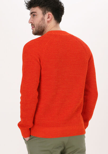 Rote SELECTED HOMME Pullover SLHSENNI LS KNIT MOCK NECK W - large