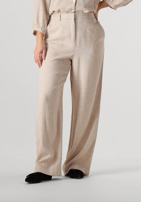 Beige MSCH COPENHAGEN Hose MSCHPENNIE GINIA HW PANTS - large