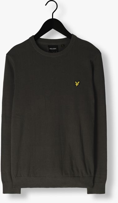 Dunkelgrau LYLE & SCOTT T-shirt COTTON CREW NECK JUMPER - large