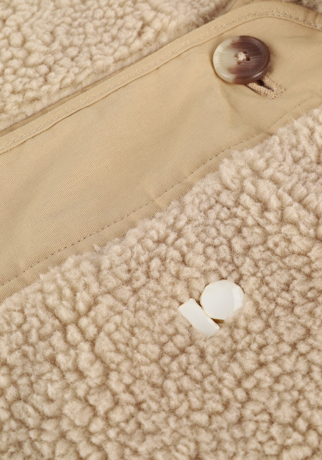 Ecru 10DAYS Teddy-Jacke REVERSIBLE PADDED JACKET - large