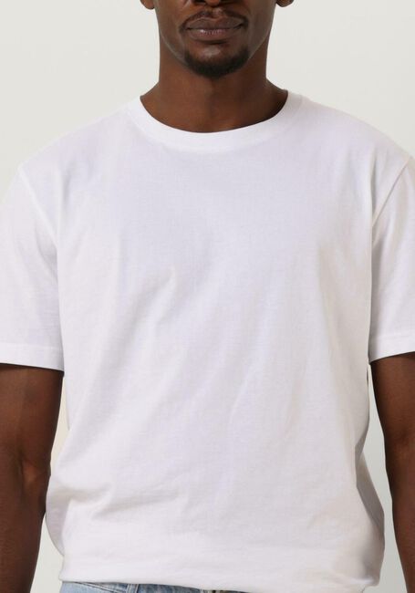Weiße SELECTED HOMME T-shirt SLHNORMANI180 SS O-NECK TEE - large
