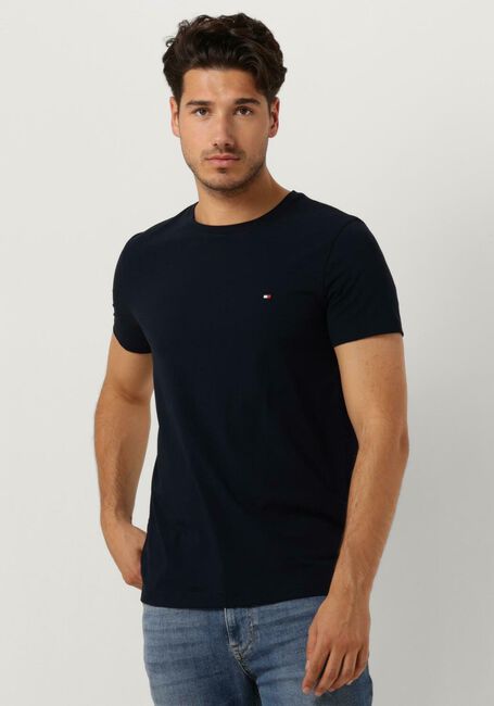 Dunkelblau TOMMY HILFIGER T-shirt CORE STRETCH SLIM C-NECK - large