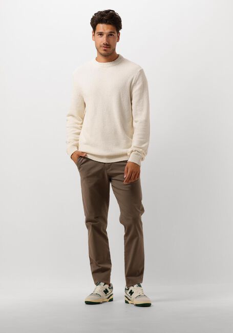 Beige SELECTED HOMME Pullover SLHLOOP LS KNIT CREW NECK - large