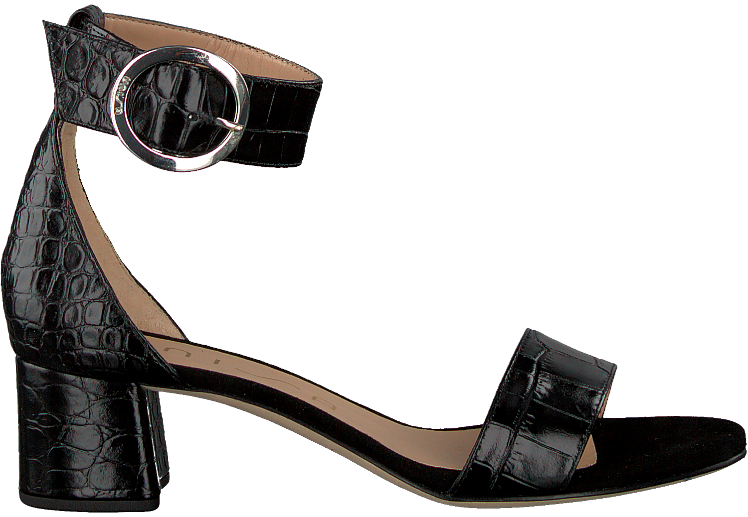 Schwarze UNISA Sandalen GINA | Omoda