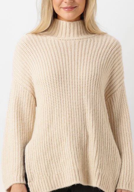 Beige DANTE6 Pullover RAYURE OVERSIZED SWEATER - large