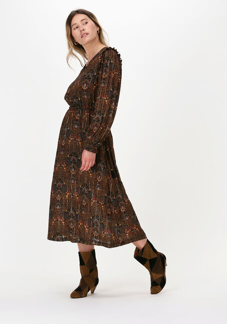Braune MKT STUDIO Midikleid RAKELA - large