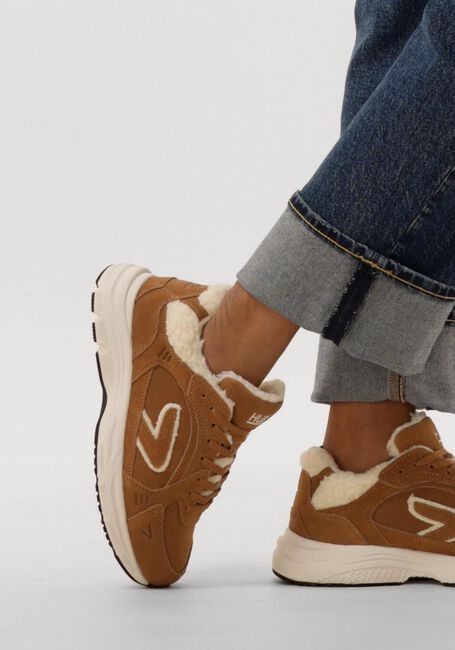 Cognacfarbene HUB Sneaker Low TARGET - large
