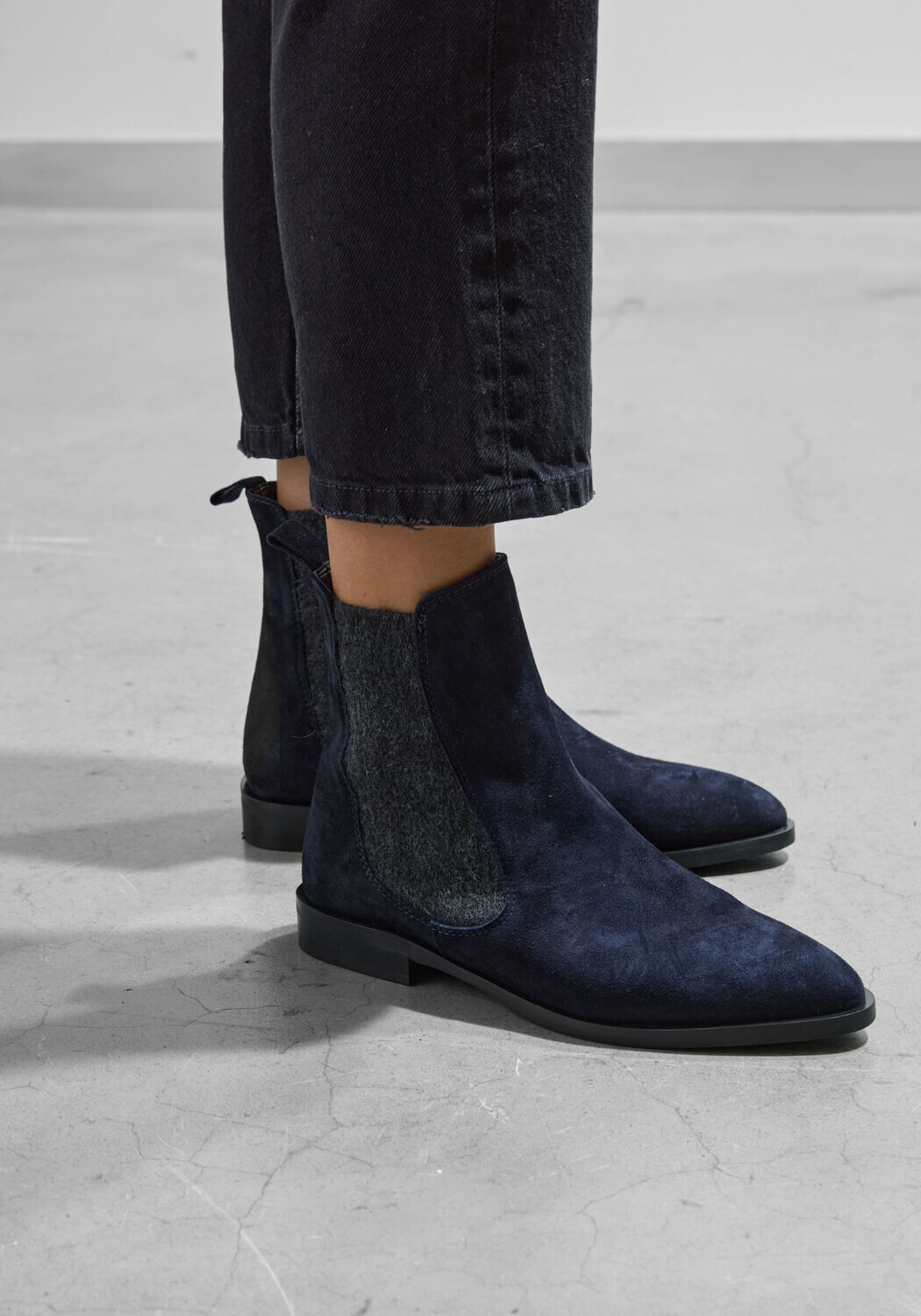 Blaue STEFANO LAURAN Stiefeletten S3283 - medium